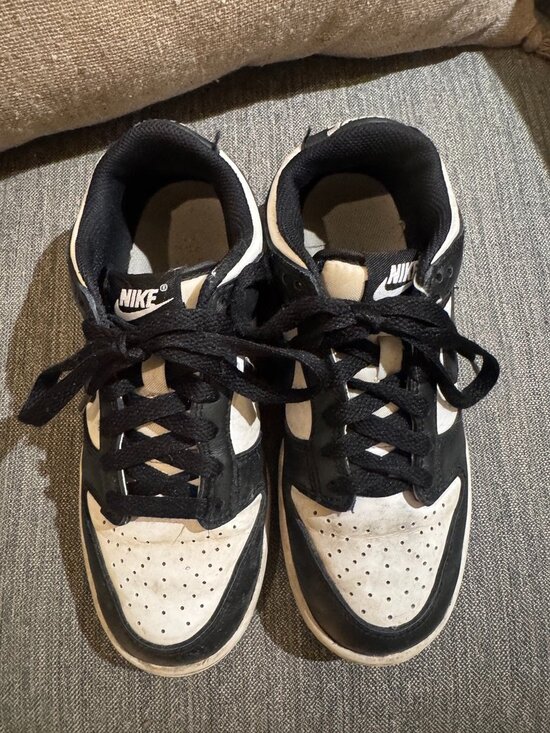 Nike Other - Nike Dunk Low Panda GS Black White Sneakers Youth 4Y